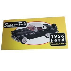 Snap On Tools 1956 Ford Thunderbird Black 1:24 Diecast Bank